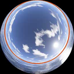 compressed & tilted dome master