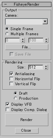 FisheyeRender rollout
